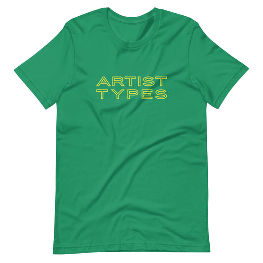 Artist Types Unisex t-shirt