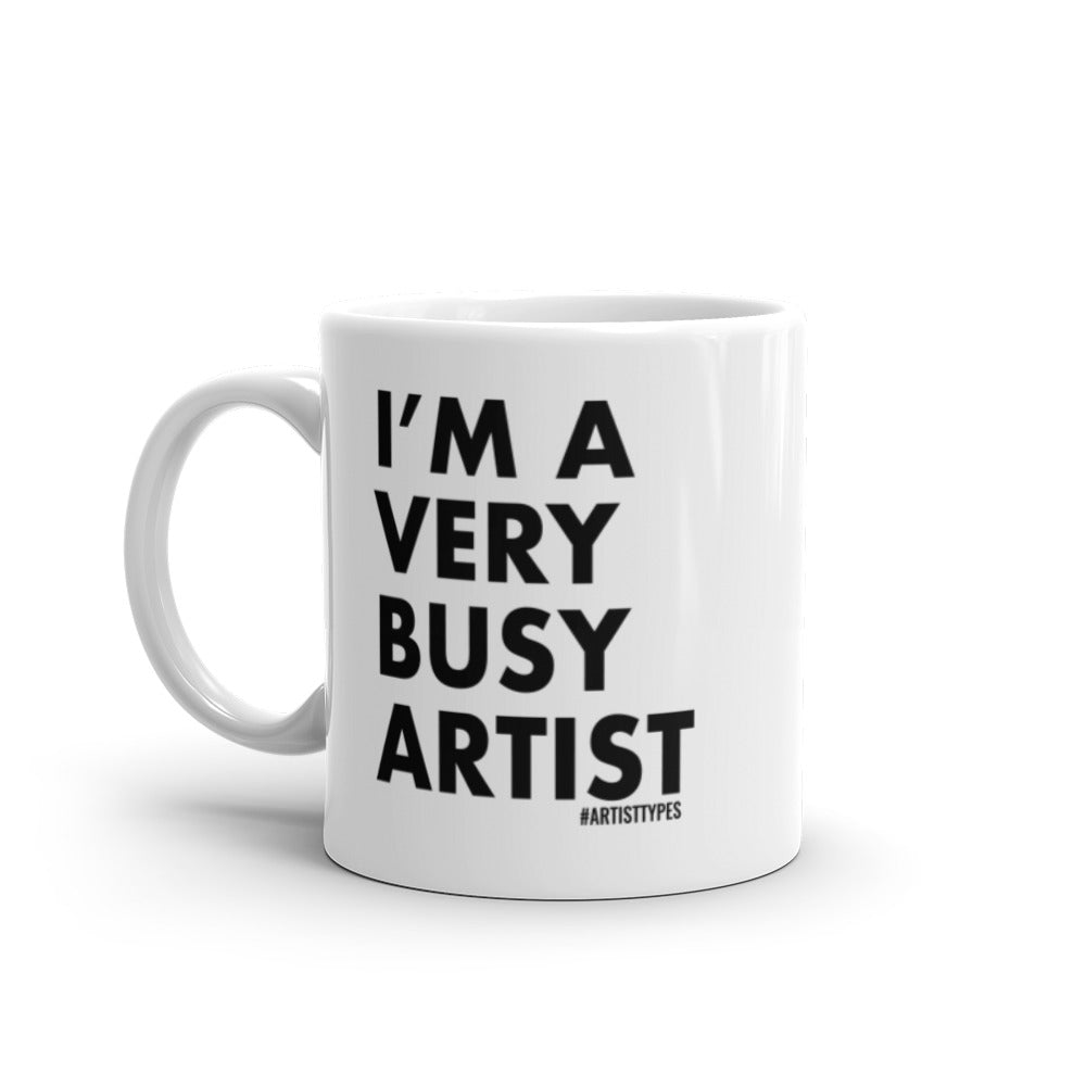 Very Busy Artist Mug